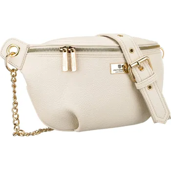 Outdoorové zavazadlo dámská ekokožená taška se zapínáním na zip Barva: Béžová