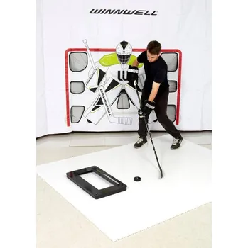 Zimní sport Winnwell Pro 4-Way nahrávač + WINNWELL Shooting Pad deska 300x150x0,3 cm + DÁREK + Doprava ZDARMA