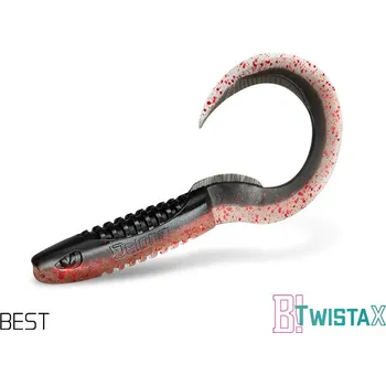 Umělá nástraha Gumová nástraha Delphin Twista X, Eeltail UVs 15 cm, Best