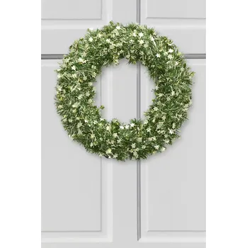 Vánoční dekorace HW LOGISTIC s.r.o. VÁNOČNÍ HVĚZDA věnec 29 cm zlatý 1