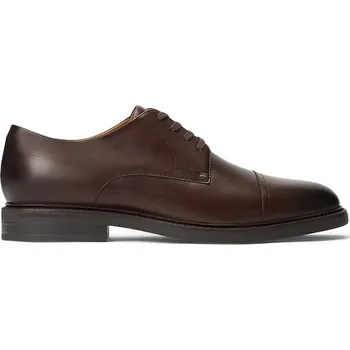 Pánské polobotky Kožené polobotky Polo Ralph Lauren Asher Derby pánské, hnědá barva, 803978018001, 43, 89X