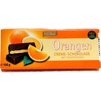 Čokoláda BÖHME ORANGEN Creme Schokolade mit Fruchtsaft - 100g