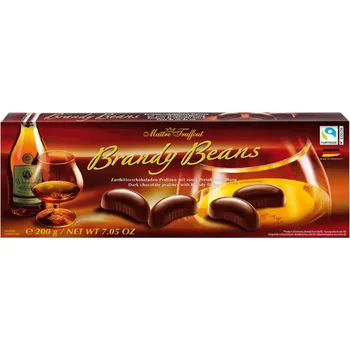 Bonboniéra Maitre Truffout Pralinky z hořké čokolády - brandy likér 200 g