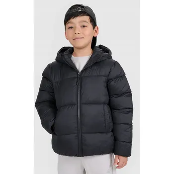 Chlapecká prošívaná bunda se syntetickou výplní - černá