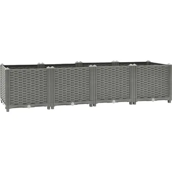 Vyvýšený záhon zahrada-XL Vyvýšený záhon 160 x 40 x 38 cm polypropylen 153296