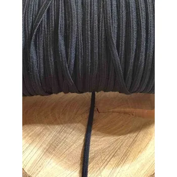 Plochá pruženka šíře 4 mm barva černá