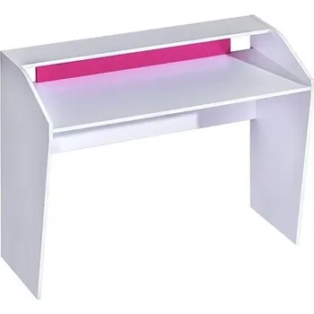 Psací stůl Slevadoma Psací stůl do dětského pokoje FLUXOR 9 bílá / růžová