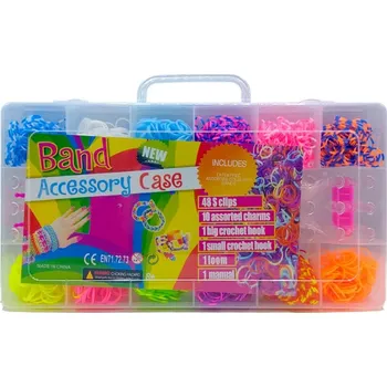 kreativní sada Cd Zaplétací gumičky s malým pletacím stavem + příslušenství 2400 ks