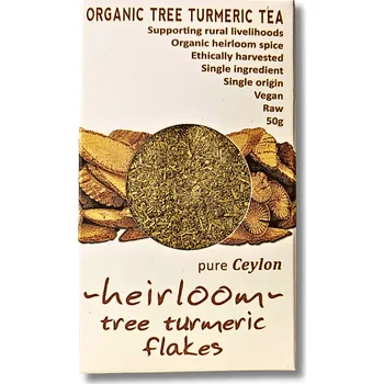 Čaj Ceylon Kokonati | Bio čaj z kurkumy stromové hořký • bez kofeinu • sušeno na slunci • Srí Lanka • 50 g