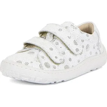 Dívčí obuv FRODDO dívčí tenisky D-VECLRO BAREFOOT G3130240-15 bílé 25