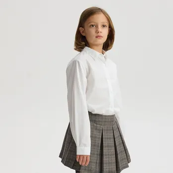 Dívčí košile Reserved - Košile s límcem - bílá - 428FW-00X - 428FW-00X-122