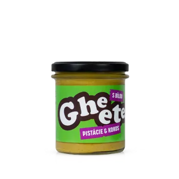 České Ghíčko Gheetella® | 320g Pistácie &amp; kokos s bílou čokoládou