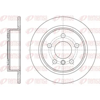 Brzdový kotouč REMSA Brzdový kotouč