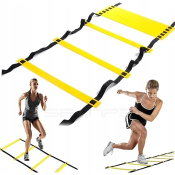 Žebřík DRABINKA DO ĆWICZEŃ TRÉNINKOVÁ KOORDINAČNÍ ŽEBŘÍK 6M