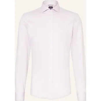 Pánská košile Boss Pánská Košile Hank Slim Fit, béžová / bílá, 41