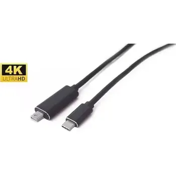 Kabel do PC MicroConnect kabel USB-C (M) - mini DisplayPort (M) 3m černá (USB3.1CMDP3)
