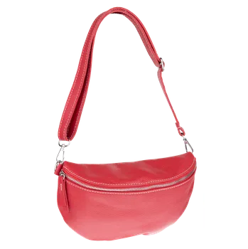 Kabelka NovaKabelka.cz Kožená italská crossbody kabelka Reni Grande Rossa