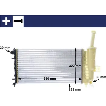 Motor automobilu Chladič, chlazení motoru MAHLE CR 1108 000S