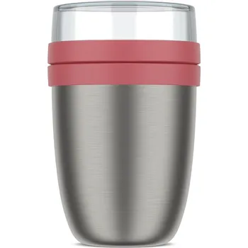 Termoska Termobox z nerezové oceli Ellipse, 500ml, Mepal, tmavě růžový