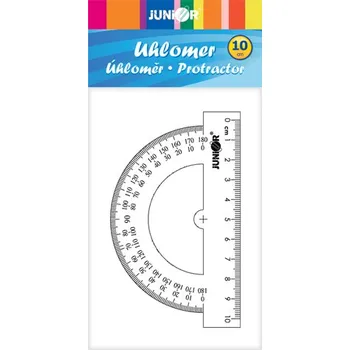 pravítka Junior Úhloměr 10 cm, transparentní