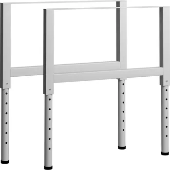 Psací stůl zahrada-XL Nastavitelné rámy pracovního stolu 2 ks kov 85 x (69–95,5) cm 147934