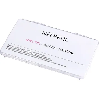 Umělé nehty přírodní 120 ks s dlouhou kapsičkou NEONAIL