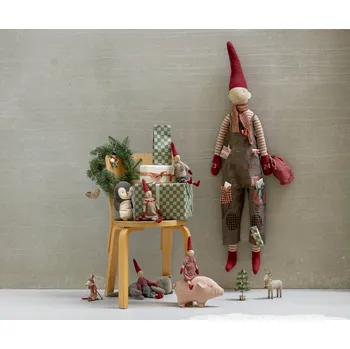 Vánoční dekorace Maileg Adventní kalendář skřítek kluk Maileg Pixy Calendar, Boy