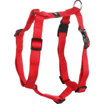 Postroj pro psa Postroj nylon Ziggy červený 2x45-65cm Flamingo