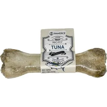 Pamlsek pro psa Pawerce žvýkací kost plněná tuňák 17cm