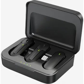 Mikrofon K83 - Sada 2 x bezdrátový mikrofon + přijímač s USB-C pro telefony, tablety