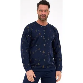 Pánské pyžamo Pánské pyžamo Cornette 457/299 Night 3 Tmavě modrá L