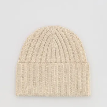 Čepice Reserved - Čepice s příměsí vlny - krémová - 157FD-01X - 157FD-01X-ONE