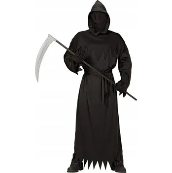 Karnevalový kostým KOSTÝM SMRTI STRAŠIDELNÝ SEKÁČ S