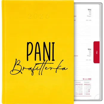 Kalendář Knižkový kalendář 2026 A5 žlutý