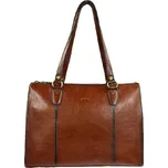 KATANA větší kožená kabelka hnědá 82132-03