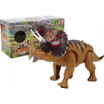 Figurka Dinosaurus Triceratops Žlutý Na Baterie