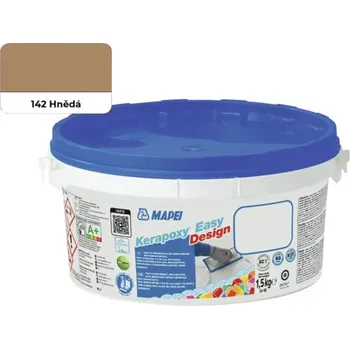 Spárovací hmota Mapei KERAPOXY EASY DESIGN 142 HNĚDÁ 1,5kg 5KB014202