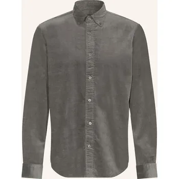 Pánská košile Marc O'polo Pánská Manšestrová Košile Regular Fit, šedá, 44