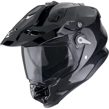 Helma na motorku Enduro helma Scorpion ADF-9000 CARBON AIR SOLID černá 2XL