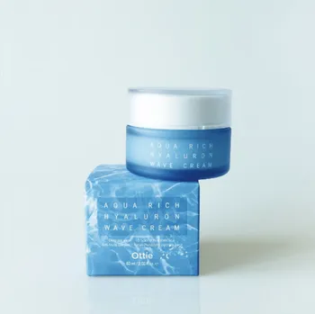 Pleťový krém OTTIE - Aqua Rich Hyaluron Wave Cream - Hydratační krém s kyselinou hyaluronovou - 60 ml