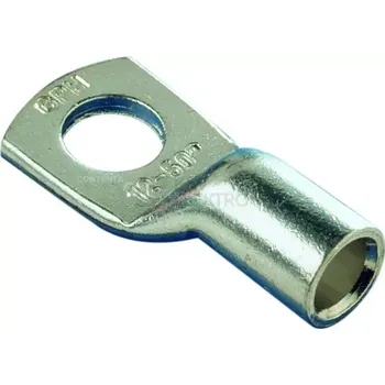 Napájecí kabel LISOVACI KABELOVE OKO 35X8 KU-L (Kabelové oko lisovací Cu lehčené 35x8 KU-L průřez 35mm2/M8)