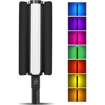 Studiové světlo PULUZ 190 LEDs Photo Handheld Stick Light Full Color RGB Fill Light with Barndoor