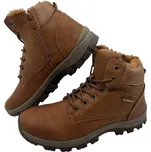 Camo Pánské hnědé šněrovací zimní boty Barva: Hnědá, Velikost: 43