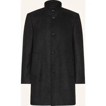 Pánský zimní kabát Joop! Pánský Vlněný Kabát Maron, tmavě šedá, 44