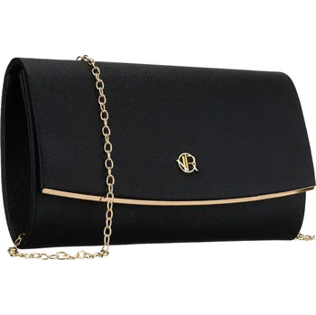 Kabelka Dámské psaníčko se zapínáním magnetickou sponou Barva: Černá