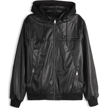 Pánská bunda GATE Koženková bunda s odnímatelnou kapucí XXL 525-0078/89