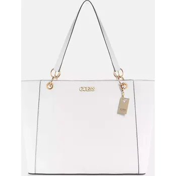 GUESS dámská velká kabelka Zakaria bílá bez klíčenky