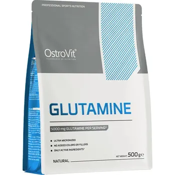 Aminokyselina OstroVit Glutamin v prášku - Glutamine Powder (500 g, Přírodní)