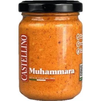 Omáčka Ortomio Muhammara - krémová omáčka z grilovaných paprik s kešu, 135g