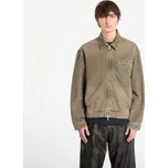 Bunda REPRESENT Collared Denim Jacket Washed Olive XL